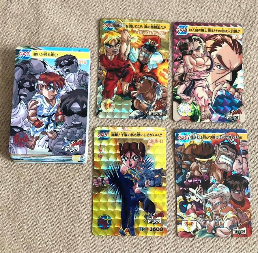 ストリートファイターカードダス　5枚セット ストリートファイターカードダス 5枚セット カードダス
